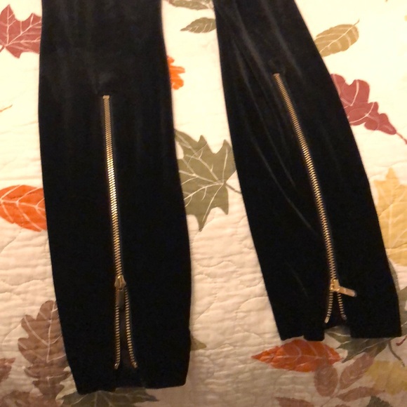 Velvet leggings - Picture 2 of 3